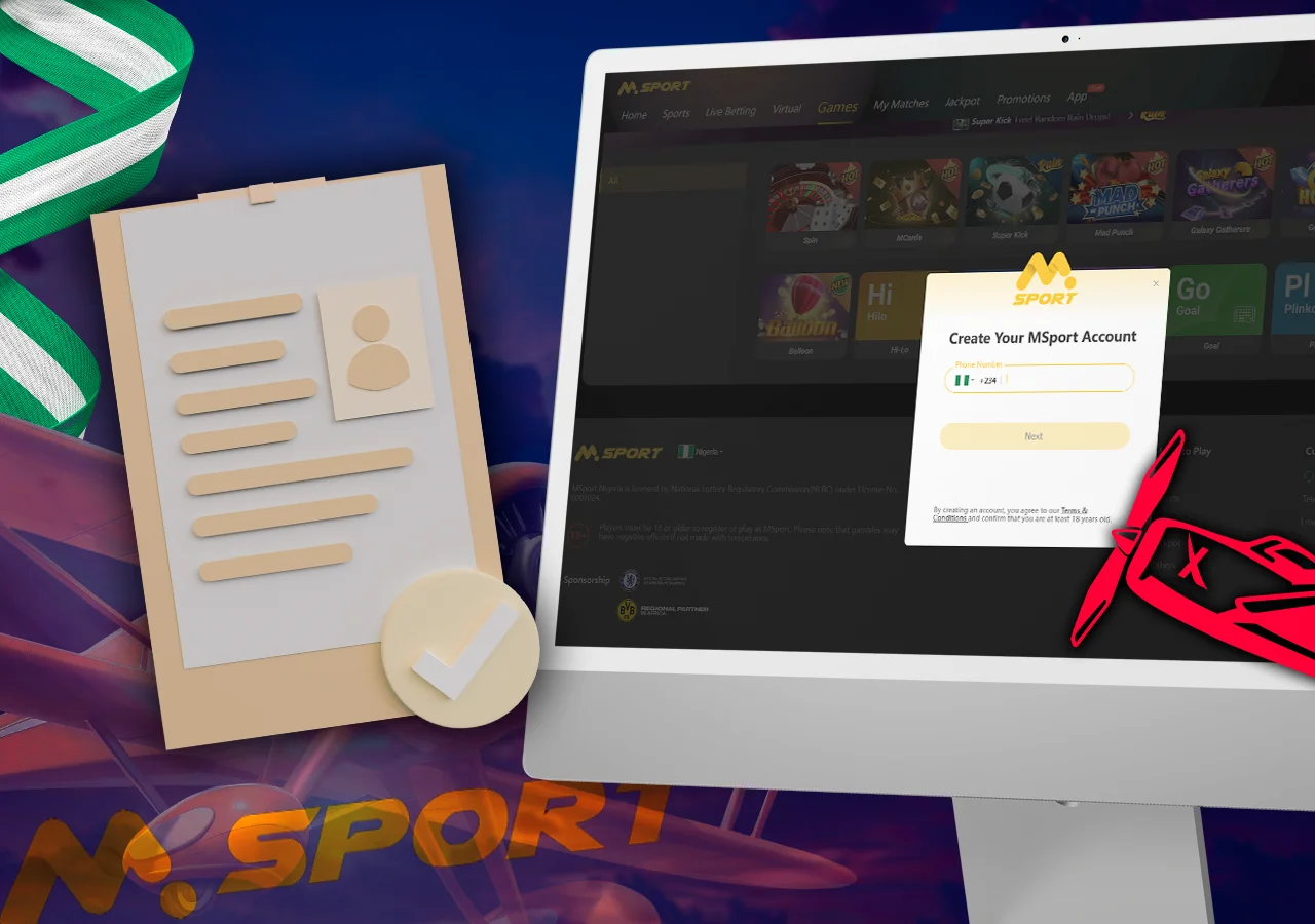 On the computer the form of registration on the site for new users is open