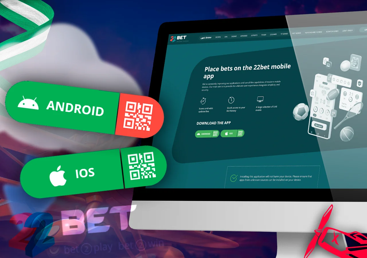 Install the 22Bet mobile app and play Aviator from anywhere!
